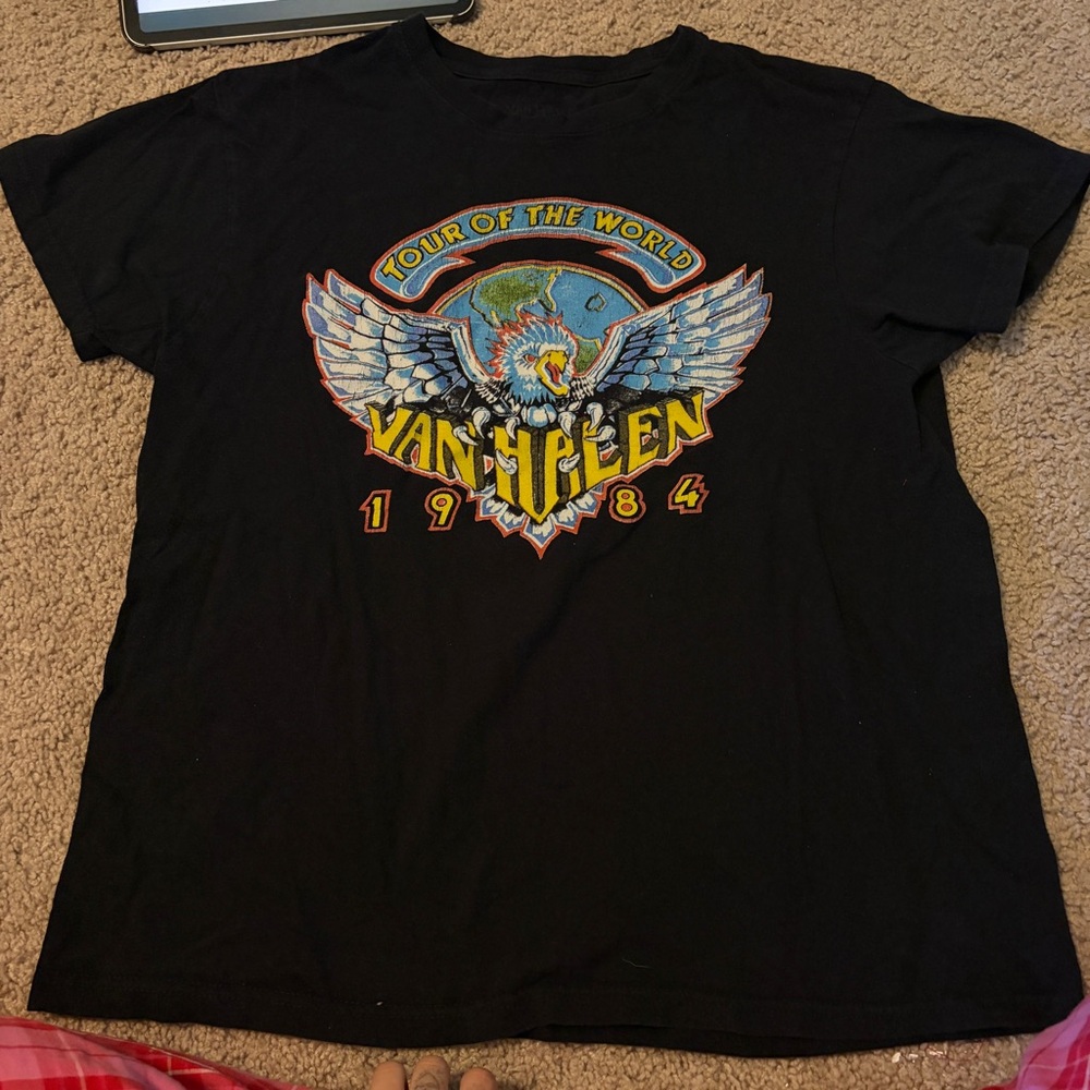 Can Halen Black Workout Gym T Shirt Authentic Men’s Medium
